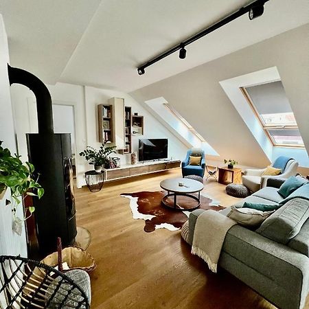 Bl - The Penthouse, 24Hr Self Check-In, 2 Bedrooms, Fireplace, Ac, Panoramic View From Main Balcony, 3-Minute Walk To City Center Банска бистрица Екстериор снимка